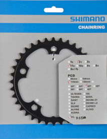 Shimano FC-RS500 MJ Lánctányér 36 Fog - fekete
