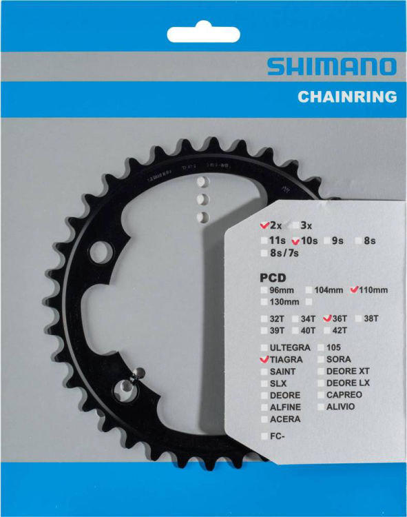 Shimano Tiagra FC-4700 Lánctányér 36 Fog - fekete
