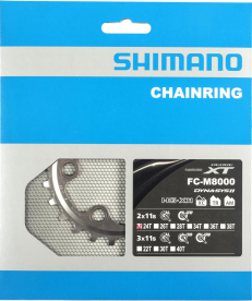 Shimano XT FC-M8000 Lánctányér Dupla Rendszerhez 24 Fog - fekete