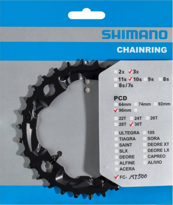 Shimano FC-MT500 Lánctányér 30 Fog - fekete