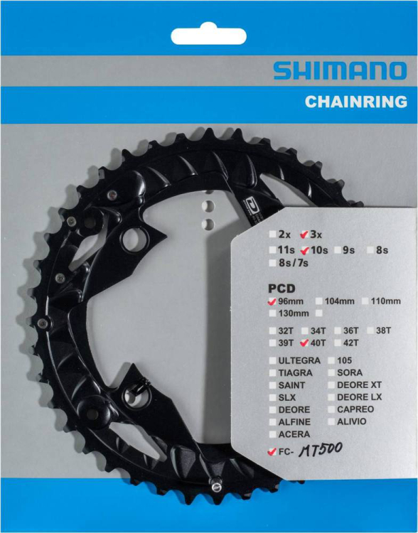 Shimano FC-MT500 Lánctányér 40 Fog - fekete