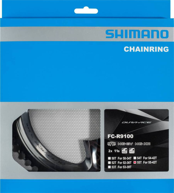 Shimano Dura Ace FC-R9100 MX Lánctányér 55 Fog - fekete
