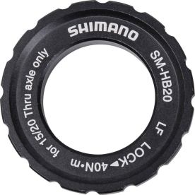 Shimano SM-HB20 Centerlock Zárógyűrű Átütőtengyelyes Agyakhoz - fekete