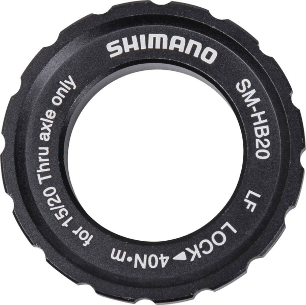 Shimano SM-HB20 Centerlock Zárógyűrű Átütőtengyelyes Agyakhoz - fekete