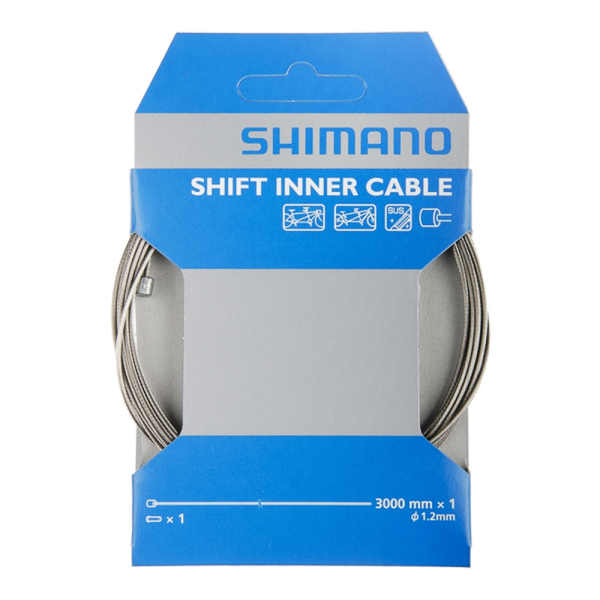 Shimano Váltóbowden Rozsdamentes Tandemhez 3000mm - ezüst