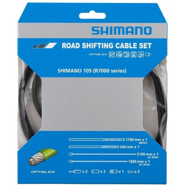 Shimano 105 Optislick Váltóbowden Szett - fekete