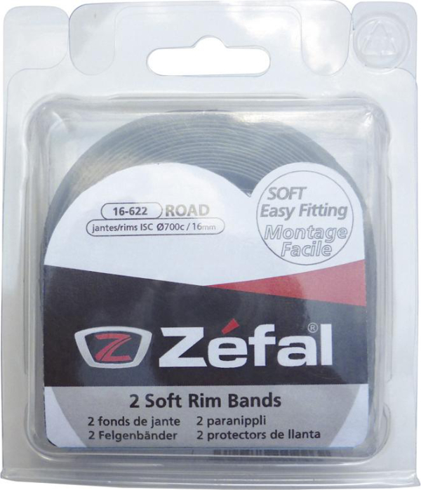 Zefal Soft Pvc Road 16mm/700C Magasnyomású Felniszalag - szürke
