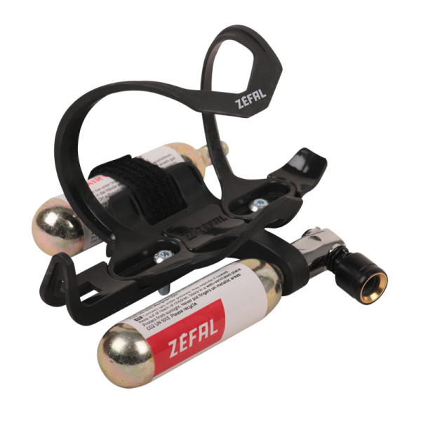 Zefal Pulse Z2I Kerékpáros Kulacstartó 2Db Co2 Patronnal Co2 Adapterrel