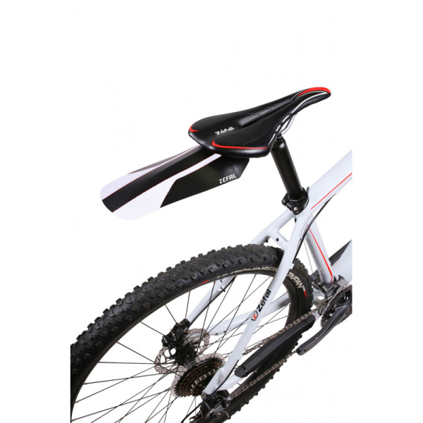 Zefal Shield Lite XL Nyeregre Rögzíthető Hátsó Kerékpár Sárvédő - fekete - fehér