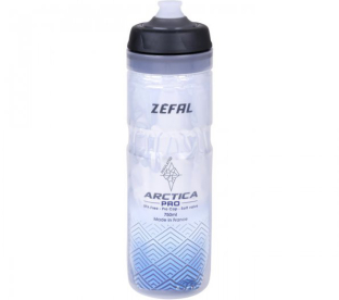 Zefal Arctica Pro 75 Thermo Kerékpáros Kulacs - ezüst - kék