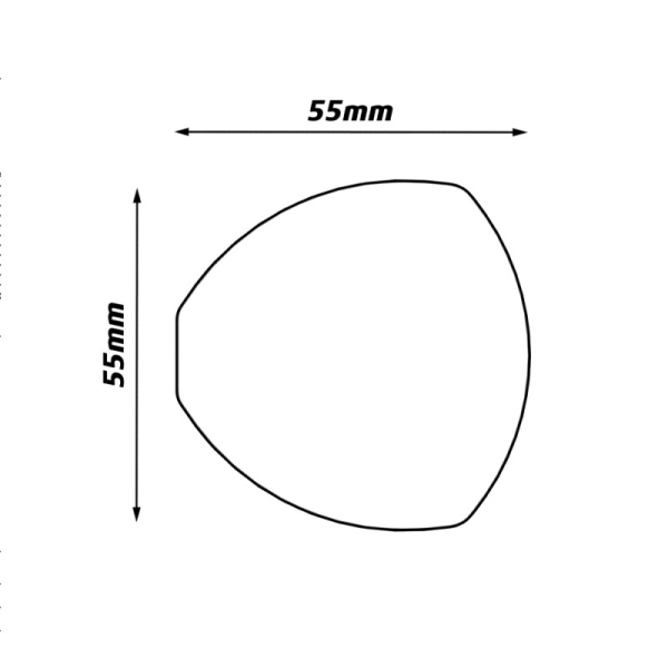 Zefal Spin 25 Országúti Kerékpár Kormányvégébe Rögzíthető Tükör