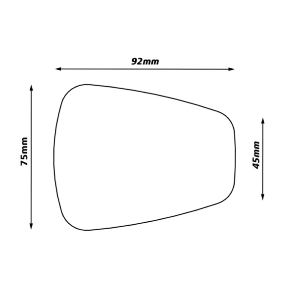 Zefal ZL Tower 56 Hosszú Szárú E-Bike Tükör Kerékpárhoz