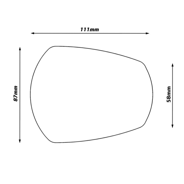 Zefal ZL Tower 80 Hosszú Szárú E-Bike Tükör Kerékpárhoz
