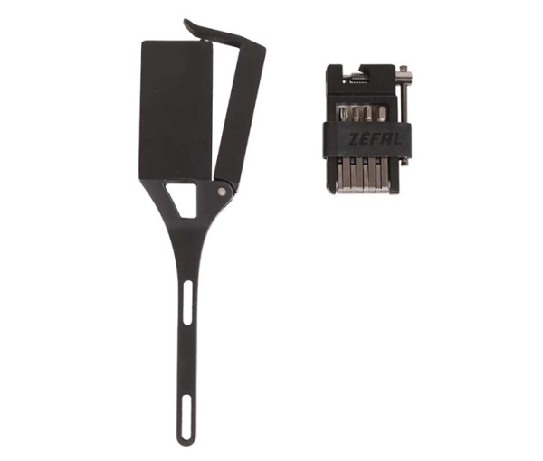 Zefal Afa 8 Plus Miniszerszám Készlet Tartóval Kulacstartó Alá - fekete