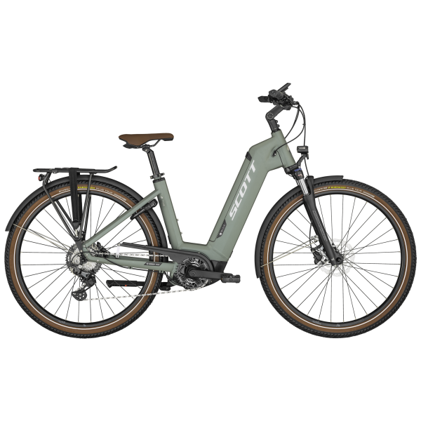 Scott Sub Sport eRIDE 20 Unisex 625Wh Elektromos Trekking Kerékpár - zöld