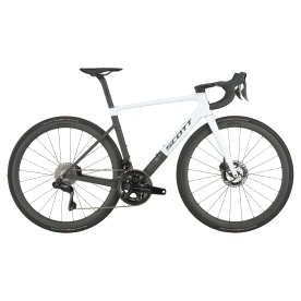 Scott Addict RC Pro Országuti Kerékpár - Cumulus White / Carbon Black