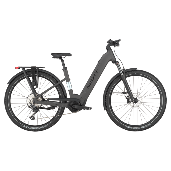 Scott Axis 20 Wave Elektromos Onroad Trekking Kerékpár - Midnight Grey - szürke