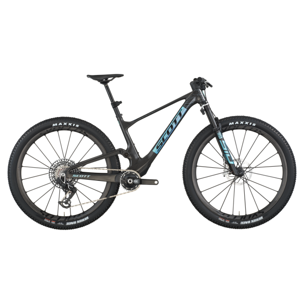 Scott Spark RC SL Fully MTB Kerékpár - Carbon Black - fekete