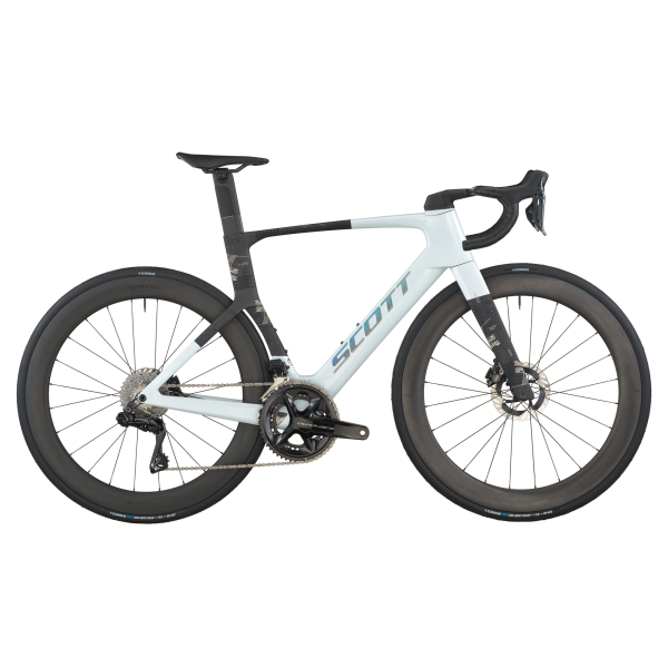 Scott Foil RC Pro Országuti Kerékpár - Cumulus White / Carbon Black