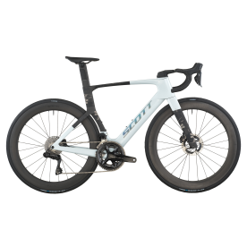 Scott Foil RC Pro Országuti Kerékpár - Cumulus White / Carbon Black