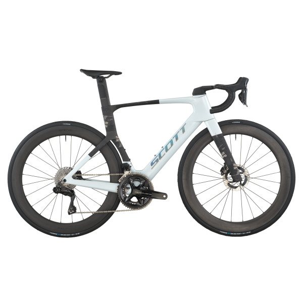 Scott Foil RC Pro Országuti Kerékpár - Cumulus White / Carbon Black