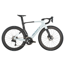 Scott Foil RC Pro Országuti Kerékpár - Cumulus White / Carbon Black