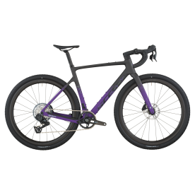 Scott Addict Gravel 20 Gravel Kerékpár - Carbon Black / Indigo Purple - lila - fekete