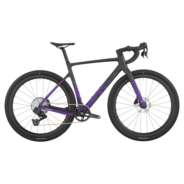 Scott Addict Gravel 20 Gravel Kerékpár - Carbon Black / Indigo Purple