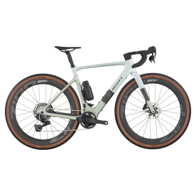 Scott Solace Gravel 10 Elektromos Gravel Kerékpár - Pale Green / Beluga Grey - zöld - szürke