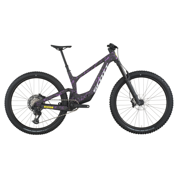 Scott Ransom 920 Fully MTB Kerékpár - Carbon Black / Crackle Purple - carbon - lila - fekete
