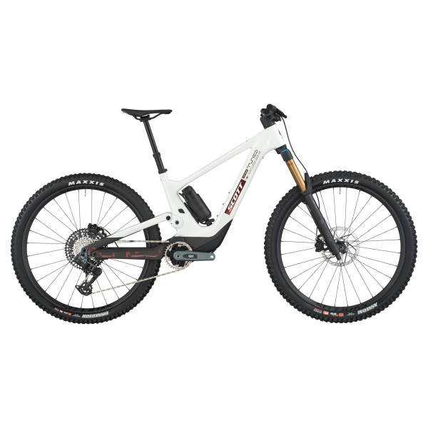 Scott Voltage 900 Tuned Elektromos Light Fully MTB Kerékpár - Carbon Black / Pastel White