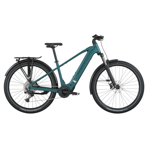 Scott Axis 30 Elektromos Onroad Trekking Kerékpár - Cypress Green - zöld