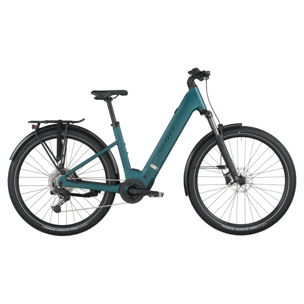 Scott Axis 30 Wave Elektromos Onroad Trekking Kerékpár - Cypress Green
