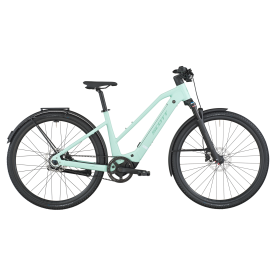 Scott Passage 10 Belt Slope Elektromos Városi Kerékpár - Mint Green - zöld