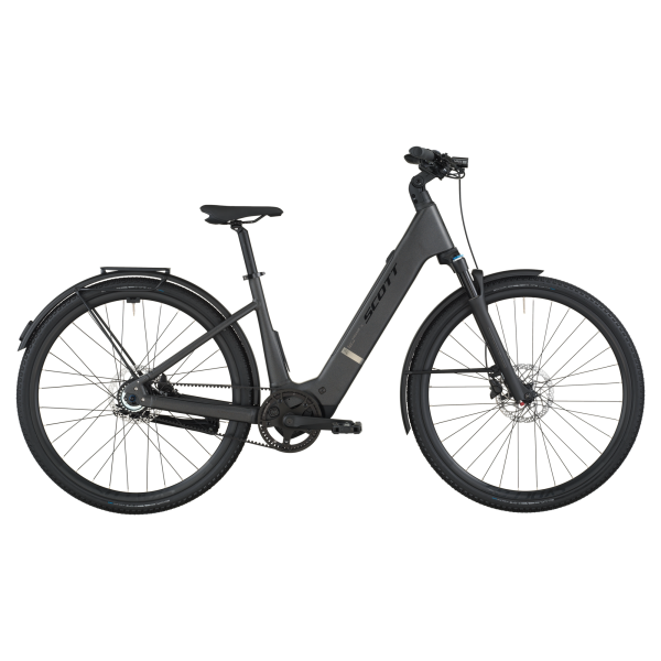 Scott Passage 10 Wave Elektromos Városi Kerékpár - Midnight Grey - szürke