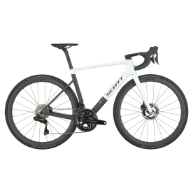 Scott Addict RC Pro Országuti Kerékpár - Cumulus White / Carbon Black - fehér - carbon - fekete