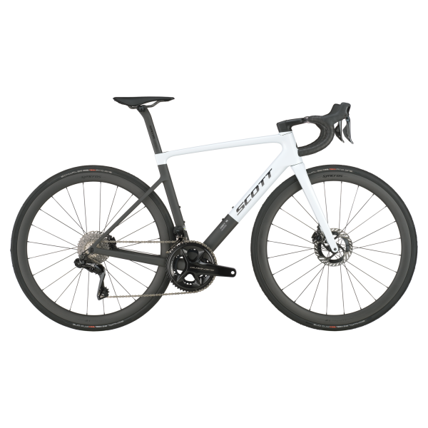 Scott Addict RC Pro Országuti Kerékpár - Cumulus White / Carbon Black