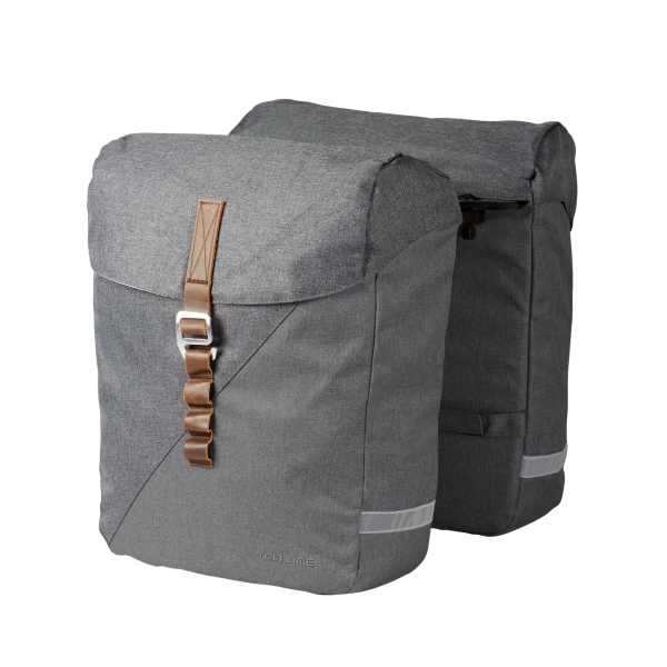 Racktime Heda 2 Részes Kerékpár Túratáska 2x12L Snapit Dust Grey - szürke