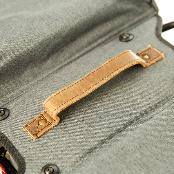 Racktime Heda 2 Részes Kerékpár Túratáska 2x12L Snapit Dust Grey - szürke