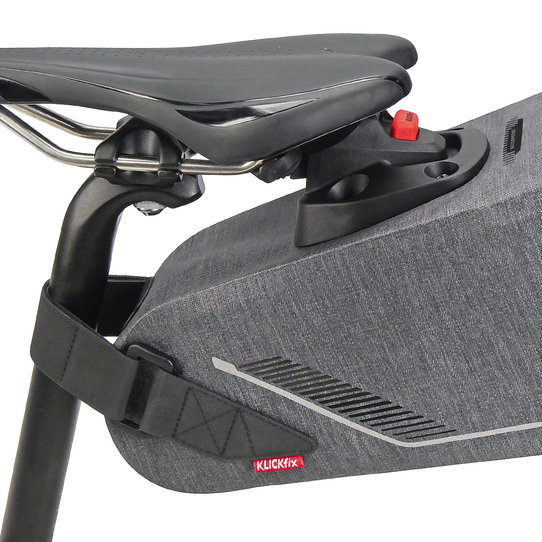 Klickfic Bikepack X Vízálló Táska Kerékpár Nyeregcsőre KF Adapterrel - fekete