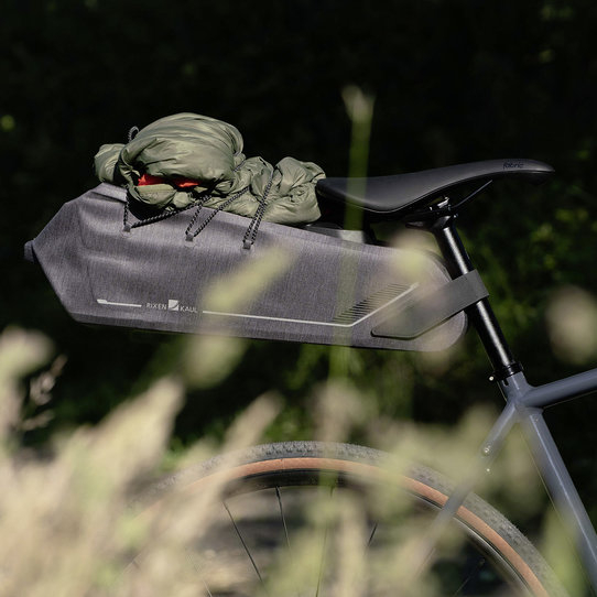 Klickfic Bikepack X Vízálló Táska Kerékpár Nyeregcsőre KF Adapterrel - fekete