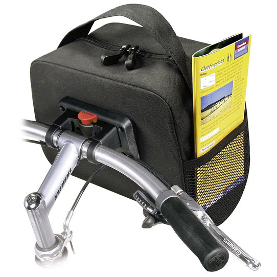 Klickfix Baggy Plus Kerékpár Kormánytáska Klickfix Adapterhez - Adapter Nélkül - fekete