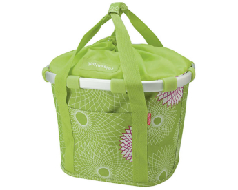 Klickfix Levehető Kerékpár Első Kosár Klickfix Adapterhez - Adapter Nélkül - zöld