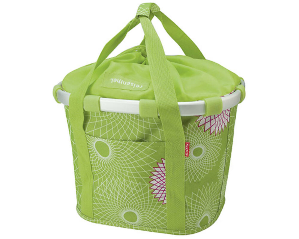 Klickfix Levehető Kerékpár Első Kosár Klickfix Adapterhez - Adapter Nélkül - zöld