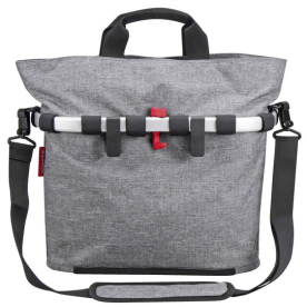 Klickfix Oval M Kerékpáros Levehető Hátsó  Kosár - szürke