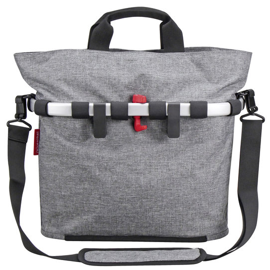 Klickfix Oval M Kerékpáros Levehető Hátsó  Kosár - szürke