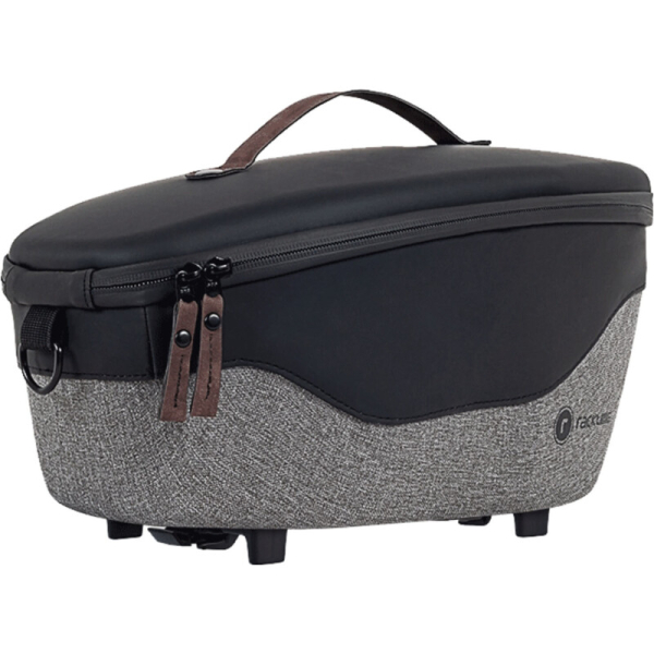 Racktime Jil 2.0 Kerékpár Csomagtartó Táska 10L Snapit 2.0 Soft Black/Pebble Grey - fekete - szürke