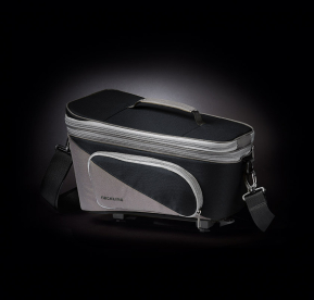 Racktime Talis Plus Trunk Bővíthető Kerékpár Túratáska - fekete