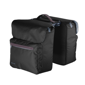 Racktime Ture 2 Részes Kerékpár Túratáska 2x12L + 2x2,5L Snapit Carbon Black - fekete