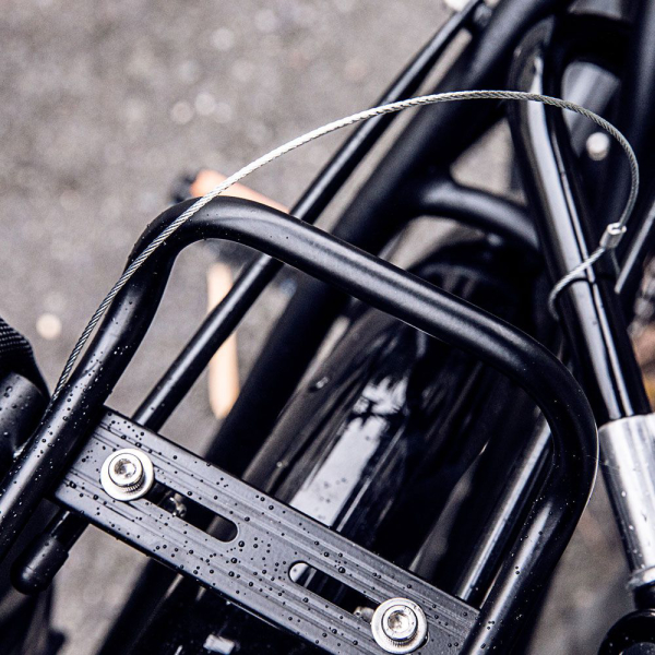 Ortlieb Lopásgátló Kábel Kerékpárra Long - ezüst